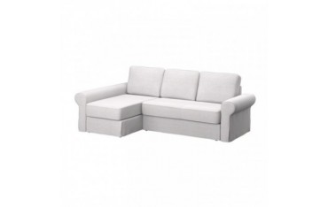 BACKABRO 2er-Sofa mit Recamiere Bezug