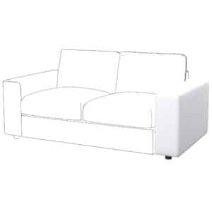 VIMLE Armlehne Bezug, 22cm breit