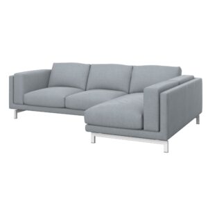 NOCKEBY Bezug 2er-Sofa mit Recamiere, rechts